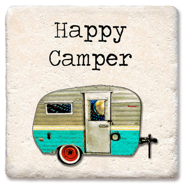 Dessous de verre - Happy Camper